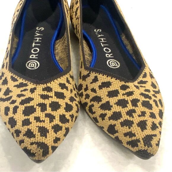 ROTHY’S THE POINT CHEETAH PRINT FLATS - RETIRED - Picture 2 of 7